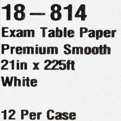 McKesson Smooth Table Paper, 21 Inch x 225 Foot, White, 1 Case of 12 (Table Paper) - Img 3