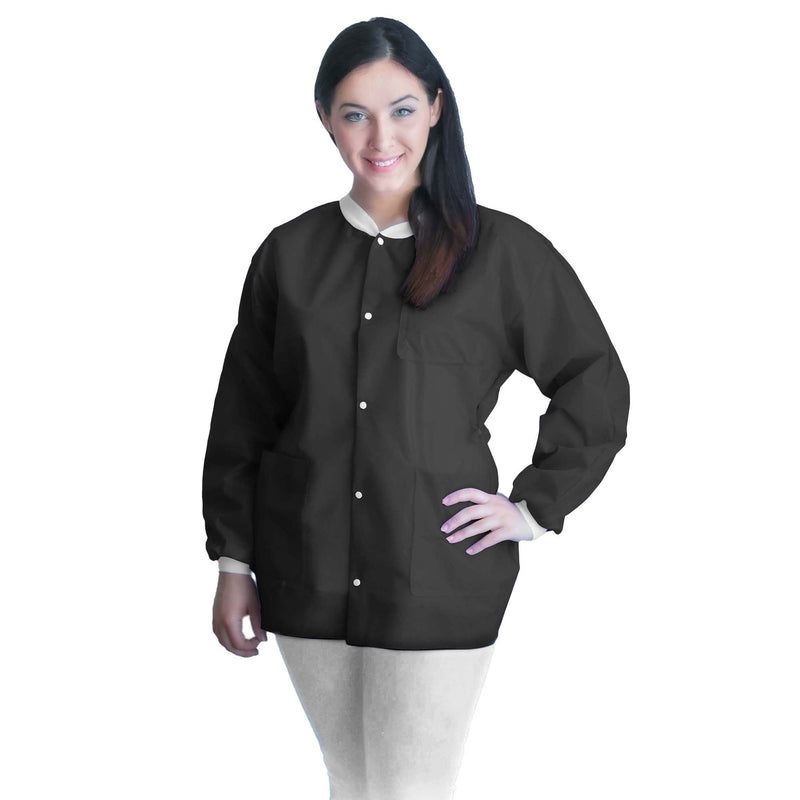 COAT, LAB FITME BLK MED (10/BG5BG/CS) (Coats and Jackets) - Img 2