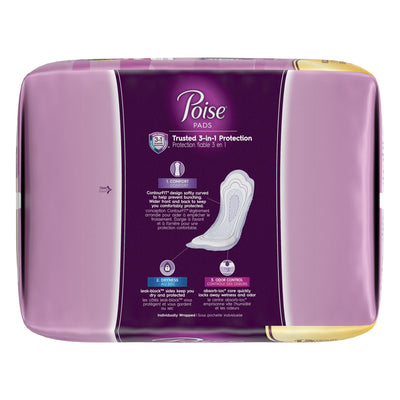 Poise® Maximum Bladder Control Pad, 12.9 Inch Length, 1 Case of 96 () - Img 5