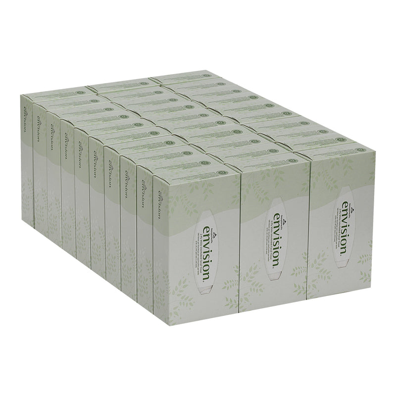 Envision Facial Tissue White 8 X 8-3/10 Inch, 1 Box (Facial Tissues) - Img 2