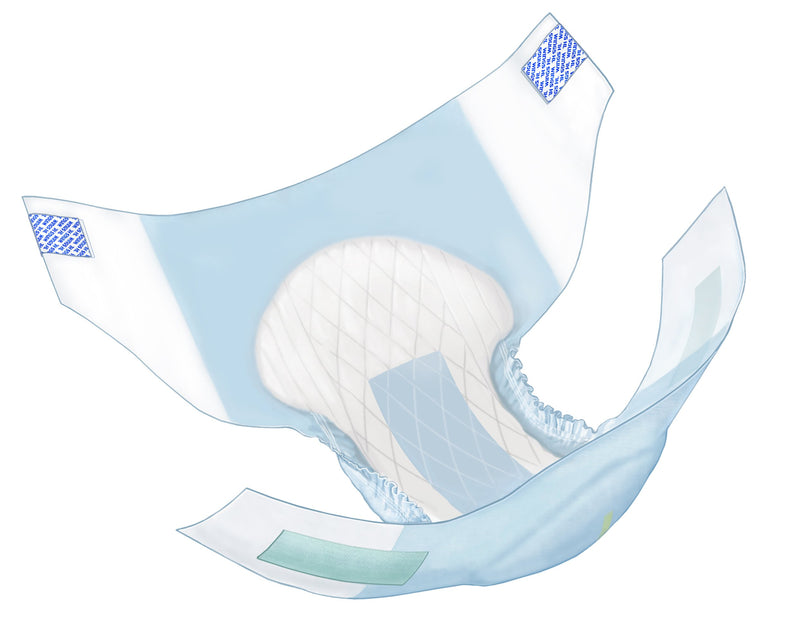 Wings™ Plus Hook & Loop Quilted Heavy Absorbency Incontinence Brief, Small, 1 Case of 96 () - Img 1