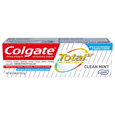 Colgate Total Toothpaste, Clean Mint Flavor, 0.88 oz Tube, 1 Pack of 6 (Mouth Care) - Img 2