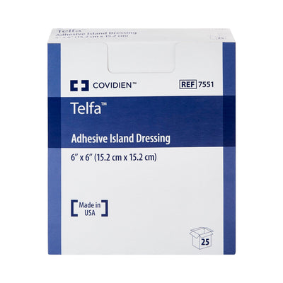 Telfa™ Adhesive Dressing, 6 x 6 Inch, 1 Case of 100 (General Wound Care) - Img 2