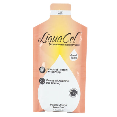 LiquaCel™ Peach Mango Oral Protein Supplement, 1 oz. Packet, 1 Case of 100 (Nutritionals) - Img 1