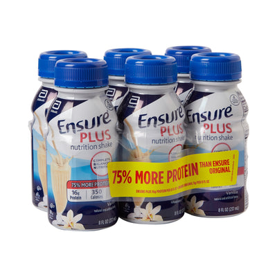 Ensure® Plus Vanilla Oral Supplement, 8 oz. Bottle, 1 Pack of 6 (Nutritionals) - Img 4