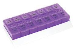 Apex-Carex AM / PM Pill Tray, 1 Case of 48 (Pharmacy Supplies) - Img 1