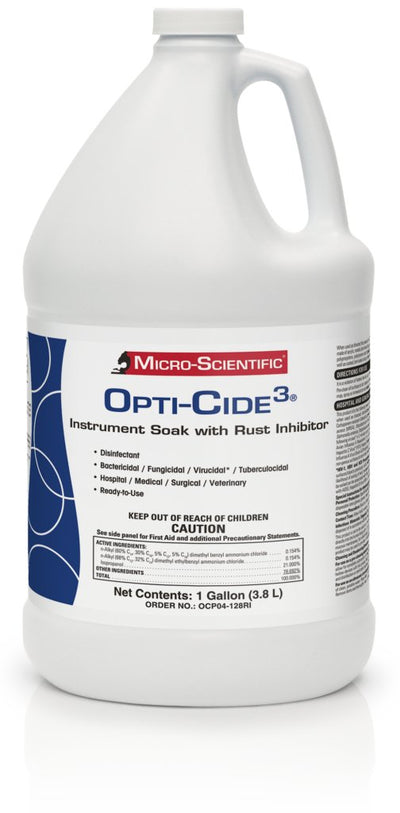 CLEANER, INSTR OPTI-CIDE3 DISINF RUST INHIBITOR 1GAL (4/CS) (Cleaners and Solutions) - Img 1