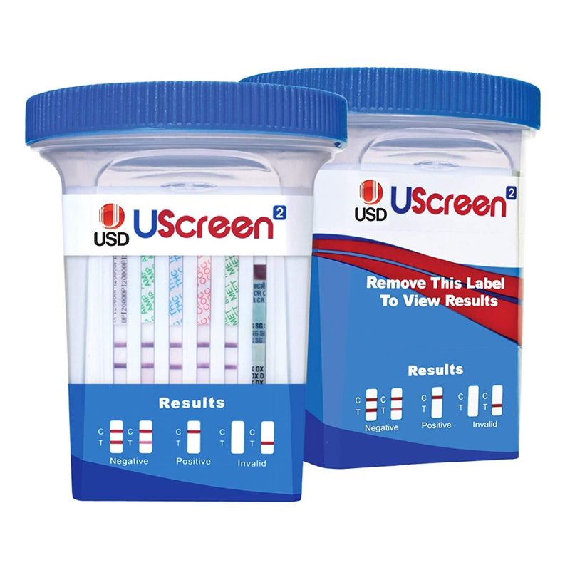 UScreen²® 12-Drug Panel with Adulterants Drugs of Abuse Test, 1 Box of 25 (Test Kits) - Img 1