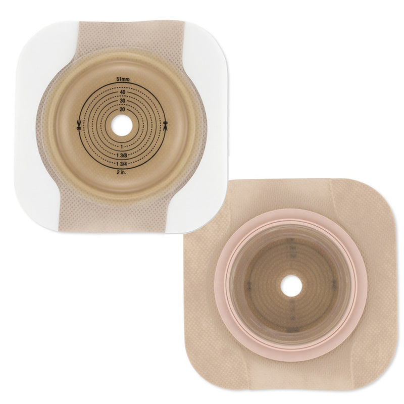 Hollister CeraPlus Skin Barrier, Soft Convex, Extended Wear Tape Borders, 2-3/4" Flange, Beige, 1 Box of 5 (Barriers) - Img 6