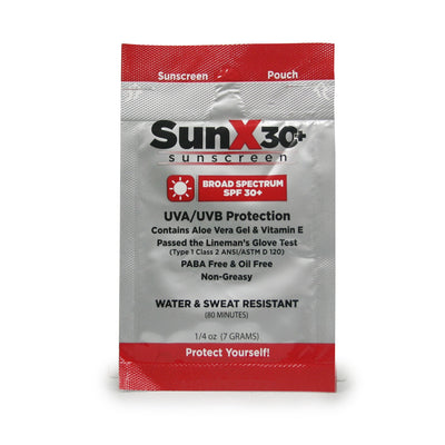 SunX® SPF 30+ Sunscreen with Dispenser Box, Individual Packet, 1 Case of 200 (Skin Care) - Img 2