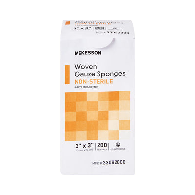 McKesson NonSterile Gauze Sponge, 3 x 3 Inch, 1 Case of 4000 (General Wound Care) - Img 2