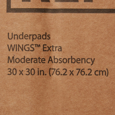 Simplicity Extra Underpad, Disposable, 30 X 30 Inch, Moderate Absorbency, Blue, 1 Bag (Underpads) - Img 6