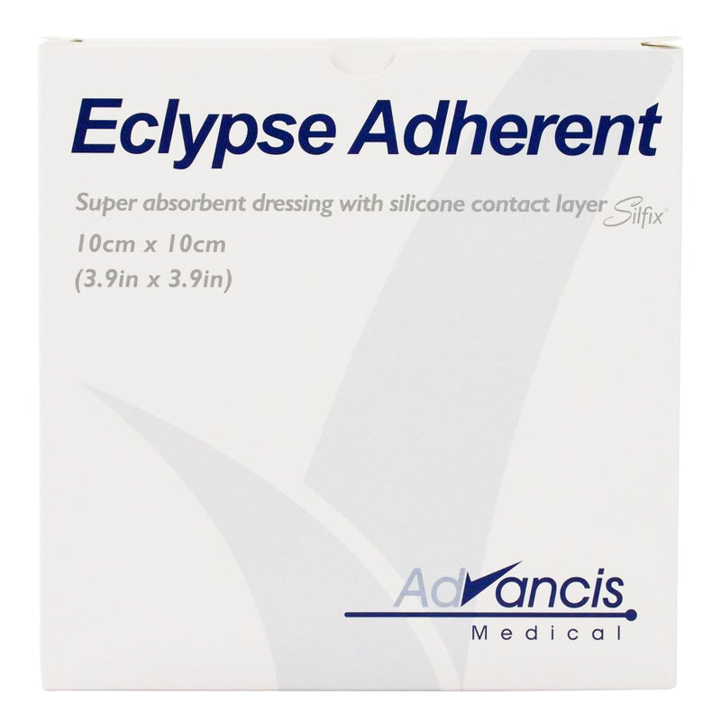 Eclypse® Adherent Super Absorbent Wound Dressing, 4 x 4 Inch, 1 Each (Advanced Wound Care) - Img 1