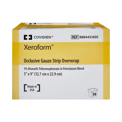 Xeroform™ Occlusive Xeroform Petrolatum Impregnated Dressing, 5 x 9 inch, 1 Case of 200 (Advanced Wound Care) - Img 2