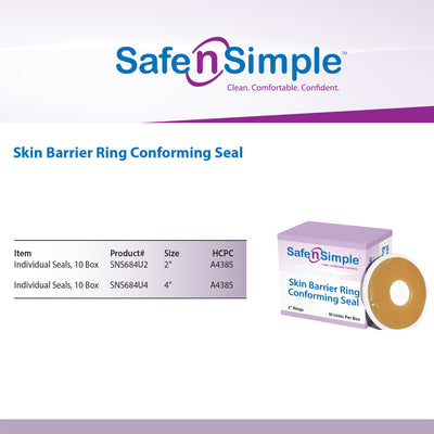 Safe-n'Simple Adhesive Barrier Ring, 1 Box of 10 (Barriers) - Img 8