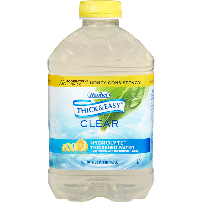 Thick & Easy® Hydrolyte® Honey Consistency Lemon Thickened Water, 46-ounce Bottle, 1 Each (Nutritionals) - Img 1