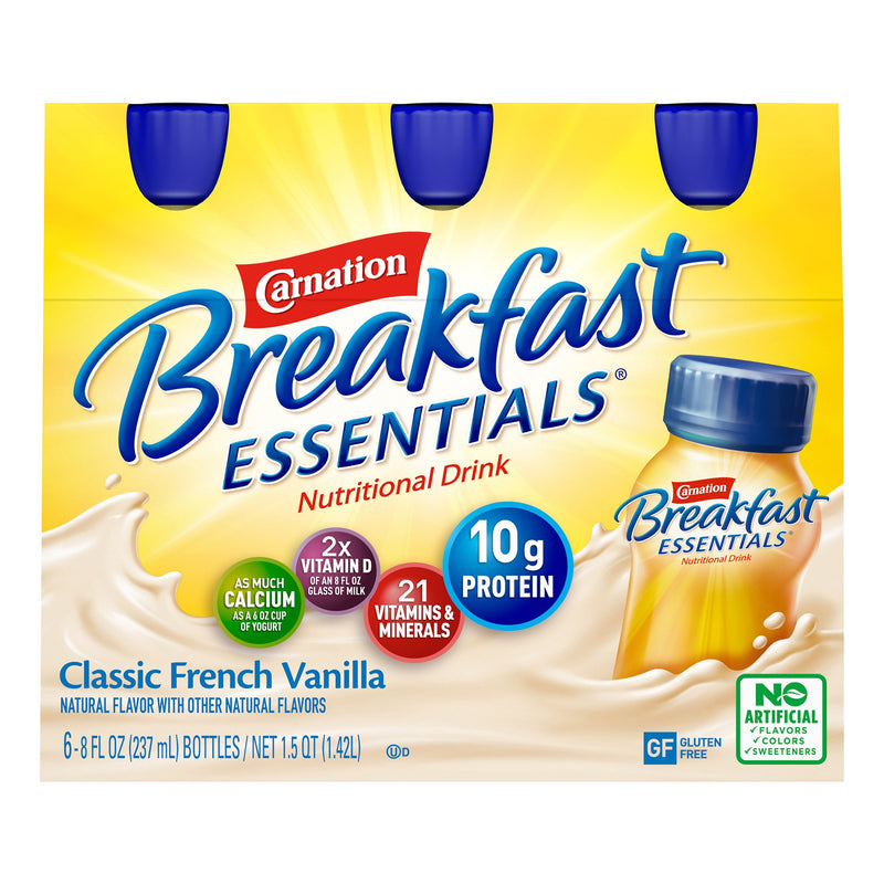 Carnation Breakfast Essentials® Vanilla Oral Supplement, 8 oz. Carton, 1 Case of 24 (Nutritionals) - Img 5