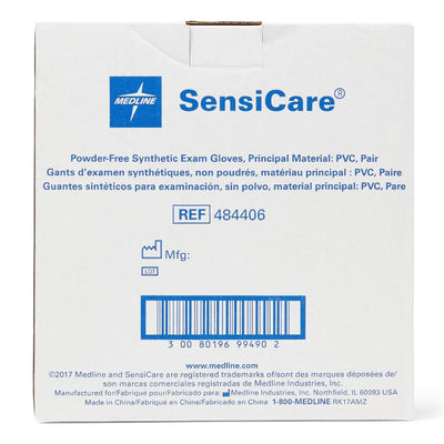 SensiCare® Stretch Vinyl Standard Cuff Length Exam Glove, Medium, Beige, 1 Case of 200 () - Img 3