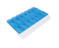 Twice-A-Day Pill Organizer, 1 Each (Pharmacy Supplies) - Img 1