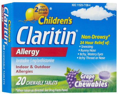 Children's Claritin® Loratadine Allergy Relief, 1 Box of 20 (Over the Counter) - Img 1
