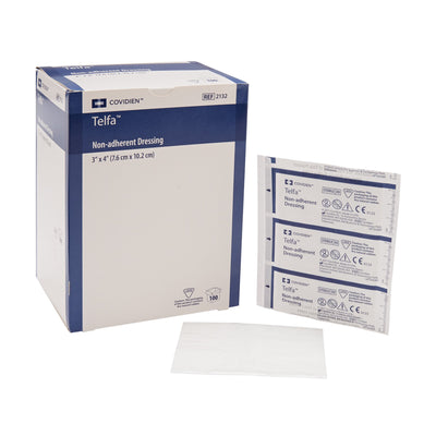 Telfa™ Ouchless Nonadherent Dressing, 3 x 4 Inch, 1 Carton of 100 (General Wound Care) - Img 1