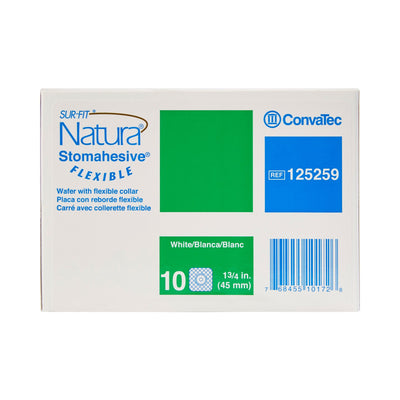 Sur-Fit Natura® Colostomy Barrier With Up to 1-1¼ Inch Stoma Opening, White, 1 Box of 10 (Barriers) - Img 4