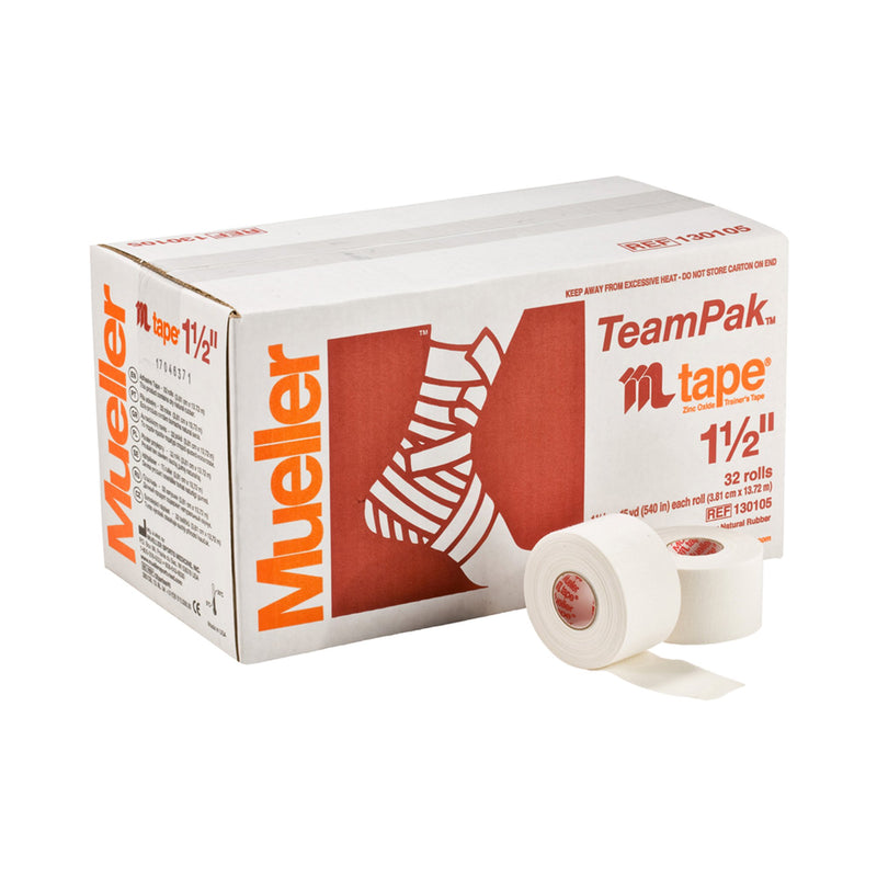 MTape® Cotton / Zinc Oxide Athletic Tape, 1-1/2 Inch x 15 Yard, White, 1 Roll (General Wound Care) - Img 1