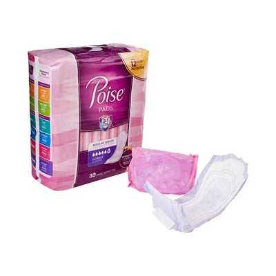 Poise Bladder Control Pads, Heavy Absorbency, 1 Pack of 33 () - Img 1