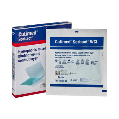 Cutimed® Sorbact® WCL Antimicrobial Wound Contact Layer Dressing, 4 x 4 Inch, 1 Each () - Img 1