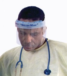 Splash Mask™ Face Shield, 1 Case of 50 (Face Shields) - Img 1