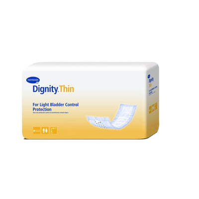 Hartmann Dignity Thin Incontinence Pads, Light Absorbency, Unisex, 1 Case of 180 () - Img 1