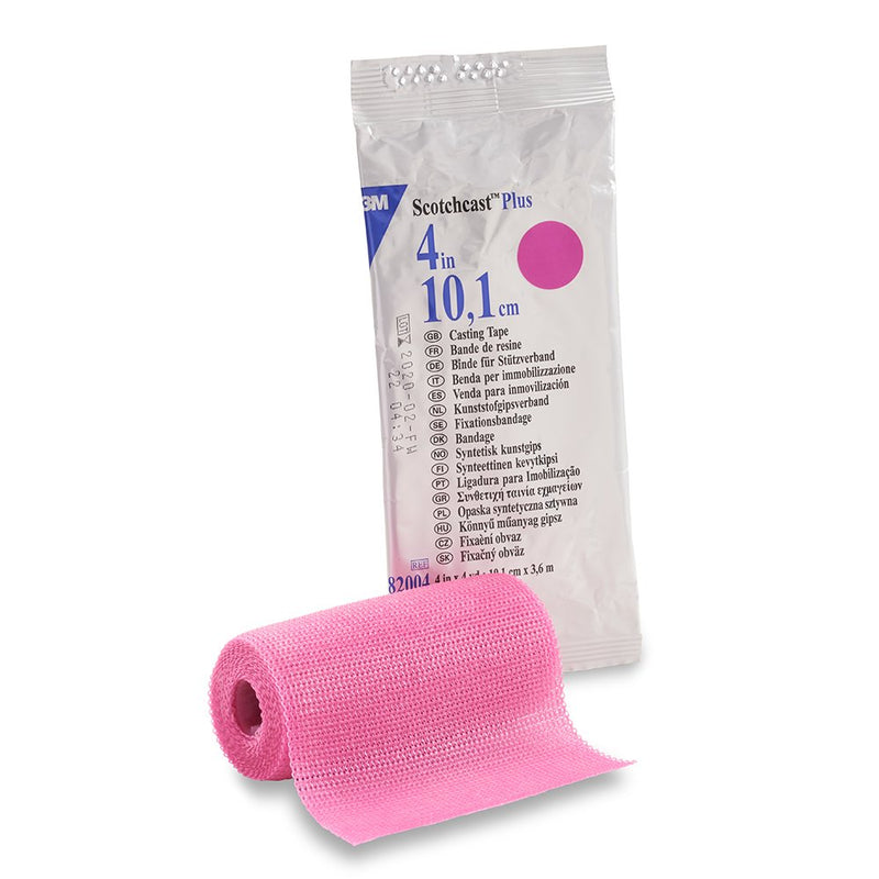 3M™ Scotchcast™ Plus Bright Pink Cast Tape, 4 Inch x 4 Yard, 1 Each (Casting) - Img 1