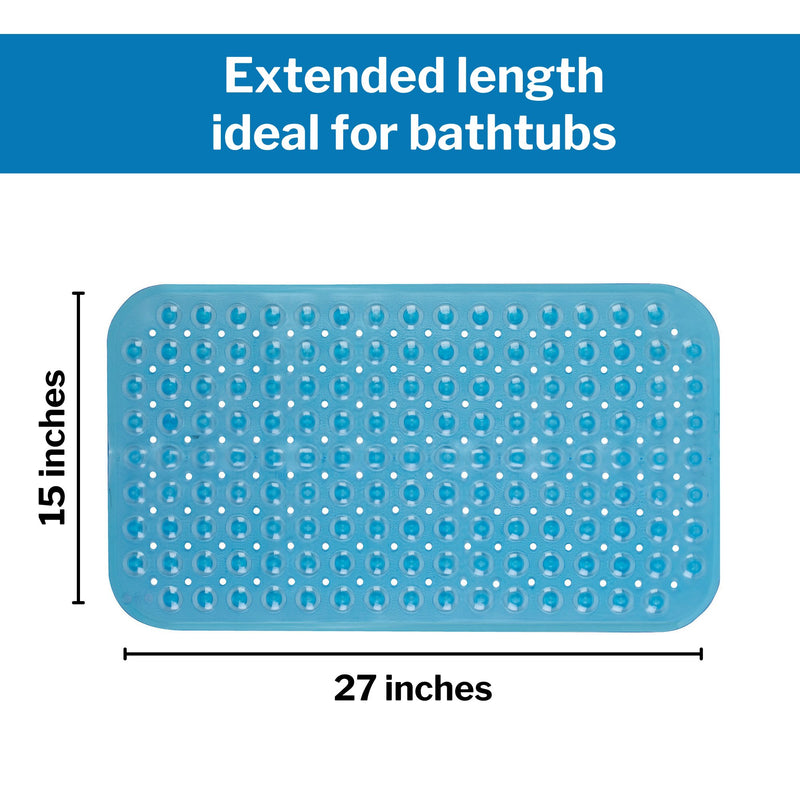 Theracare Non-Slip Bath Mat for Tub, Antifungal - 15 in x 27 in – Medical  Supply HQ