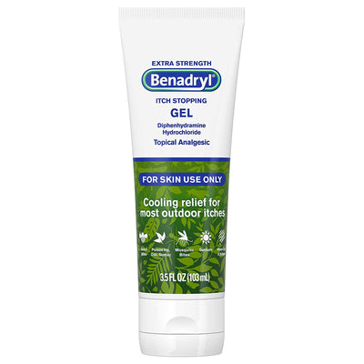 Benadryl® Diphenhydramine Itch Relief Topical Gel, 3.5 oz. Tube, 1 Each (Over the Counter) - Img 1