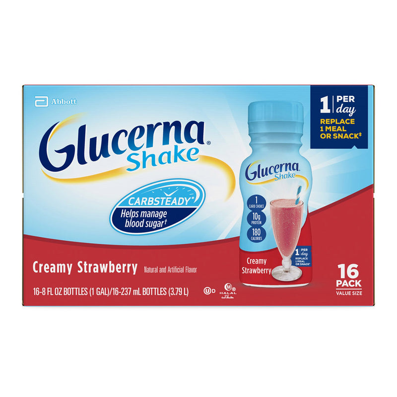 Glucerna® Shake Strawberry Oral Supplement, 8 oz. Bottle, 1 Each (Nutritionals) - Img 3