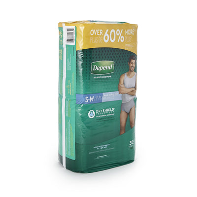 Depend® FIT-FLEX® Underwear Maximum for Men, Small/Medium, 1 Pack of 32 () - Img 2