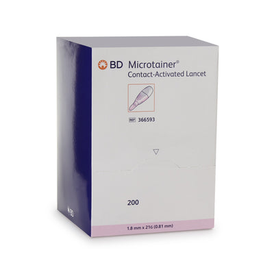 BD Microtainer™ Safety Lancet, 1 Case of 2000 (Diabetes Monitoring) - Img 2