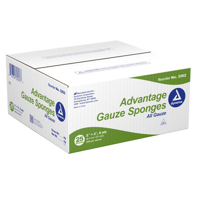 Advantage NonSterile Gauze Sponge, 2 x 2 Inch, 1 Case of 5000 (General Wound Care) - Img 4