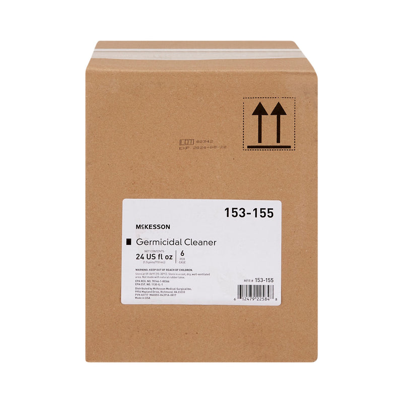 McKesson Germicidal Surface Disinfectant Cleaner, 24 oz. Trigger Spray Bottle, 1 Case of 6 (Cleaners and Disinfectants) - Img 5