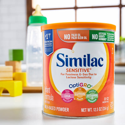 Similac® Sensitive® Powder Infant Formula, 12 oz. Can, 1 Case of 6 () - Img 7