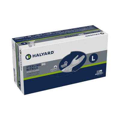 Sterling SG® Nitrile Exam Glove, Large, Silver, 1 Case of 10 () - Img 1