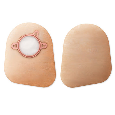 New Image™ Two-Piece Closed End Beige Ostomy Pouch, 9 Inch Length, 2¾ Inch Flange, 1 Box of 30 (Ostomy Pouches) - Img 1