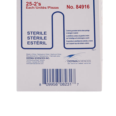 Dumex IV/Drain Split Dressing, 4 x 4 Inch, 1 Box of 25 (General Wound Care) - Img 3