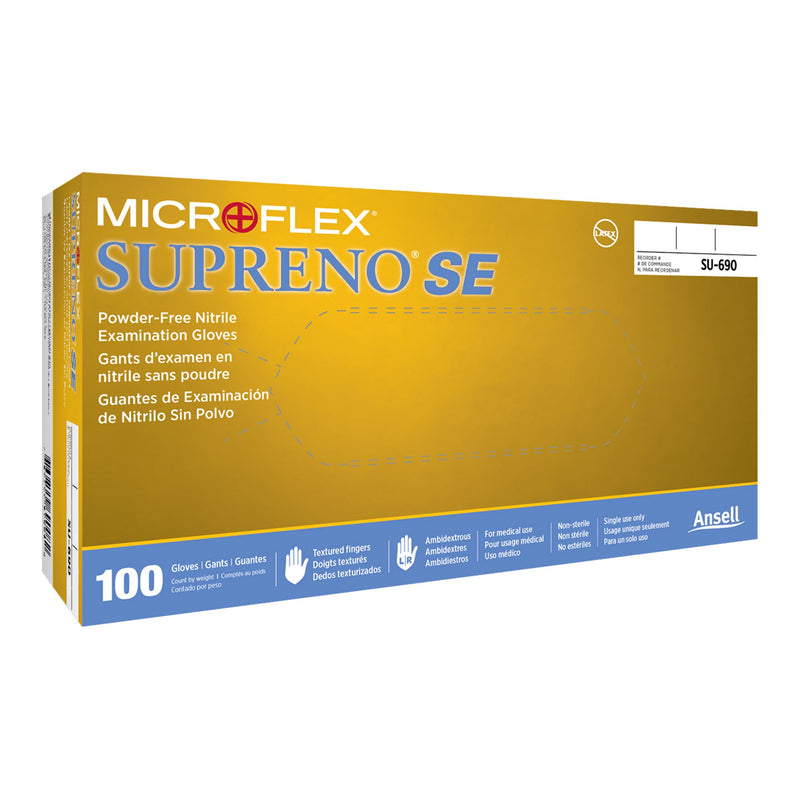 Supreno® SE Nitrile Exam Glove, Extra Large, Blue, 1 Case of 1000 () - Img 1