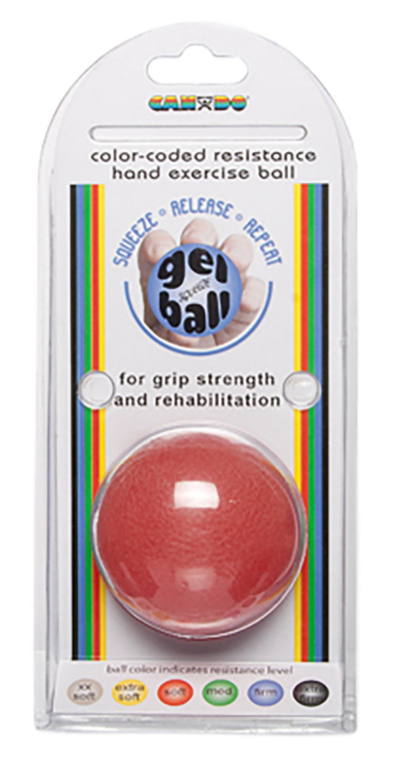 CanDo® Standard Circular Gel Squeeze Ball, Red, Light, 1 Each (Exercise Equipment) - Img 2