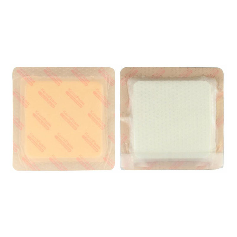 KerraFoam™ Gentle Border Silicone Foam Dressing, 5 x 5 Inch, 1 Each (Advanced Wound Care) - Img 2