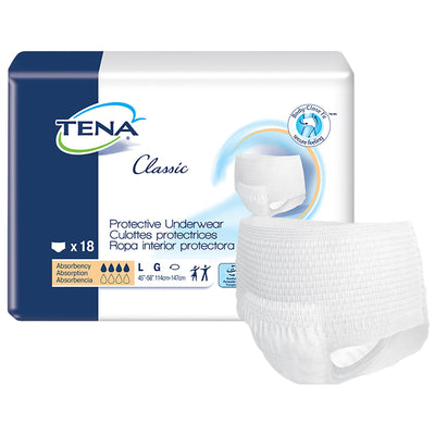 Tena® Classic Absorbent Underwear, Large, 1 Case of 72 () - Img 1