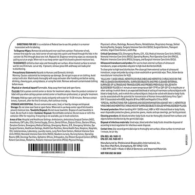 Sani-Cloth Prime Surface Disinfectant Cleaner Pre-moistened Germicidal Wipe, Non-Sterile Canister, Disposable, 1 Canister of 160 (Cleaners and Disinfectants) - Img 2