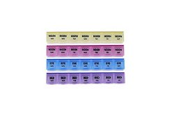 Mediplanner® 7-Day, Four Times a Day Pill Organizer, 1 Each (Pharmacy Supplies) - Img 2