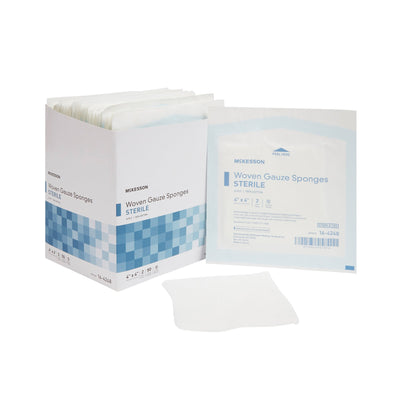 McKesson Sterile Gauze Sponge, 4 x 4 Inch, 1 Box of 50 (General Wound Care) - Img 9